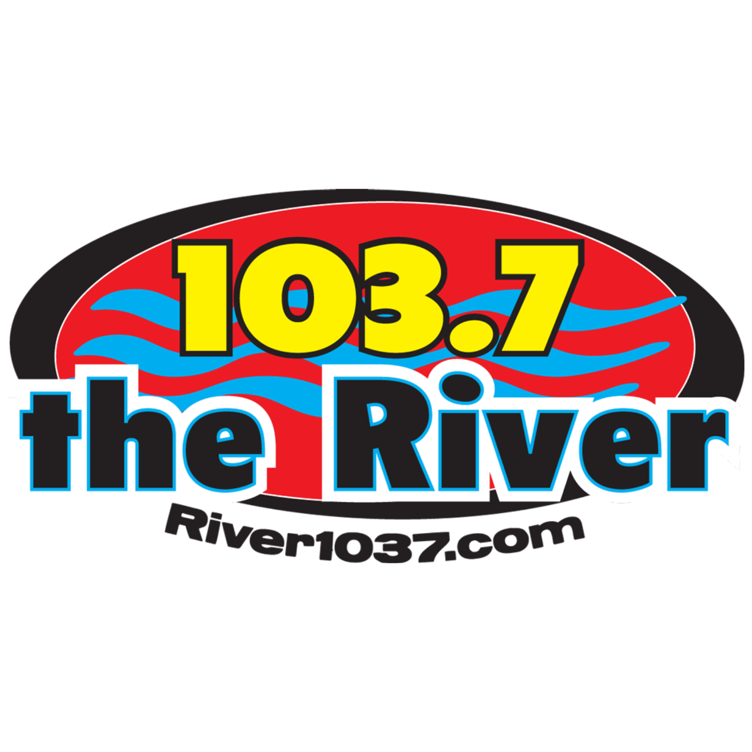 103.7 The River logo
